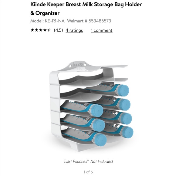 Kiinde Other - Kiinde Keeper Breast Milk Storage Bag Organizer